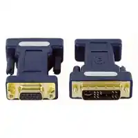 Schneller Versand Videoadapter, VGA F. / DVI M.