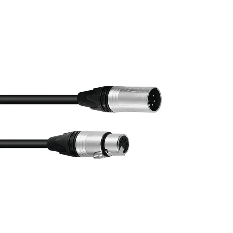 PSSO DMX Kabel XLR 5pol 20m schwarz mit Neutrik NC3MXX/NC3FXX Schnäppchen
